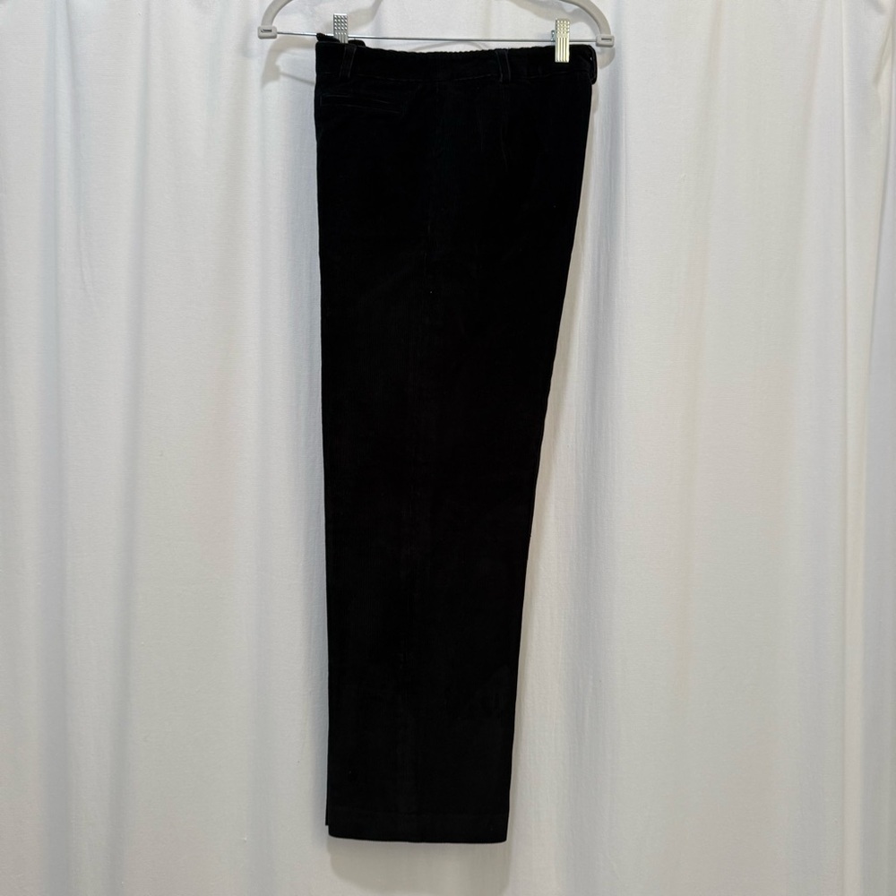 Raffaella Black Corduroy Pants, size 8P